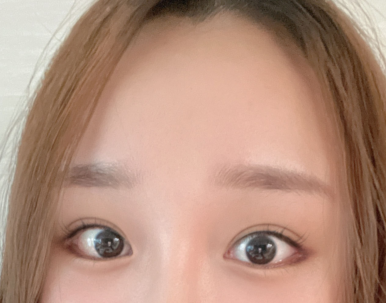 눈이 전보다 시원해보여용 ㅎㅎ