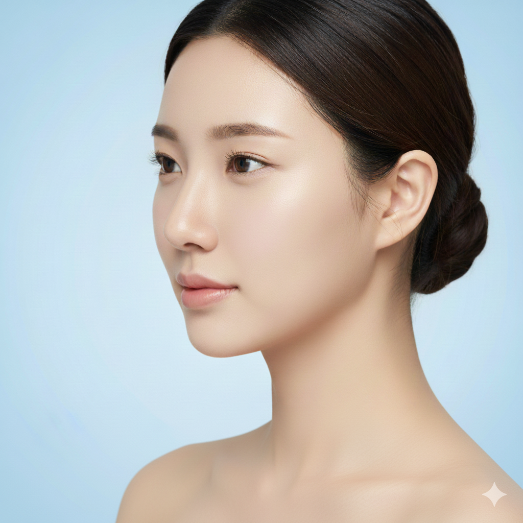 코 변형 거의 없음